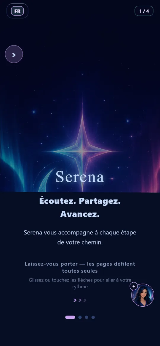 Serena — accueil